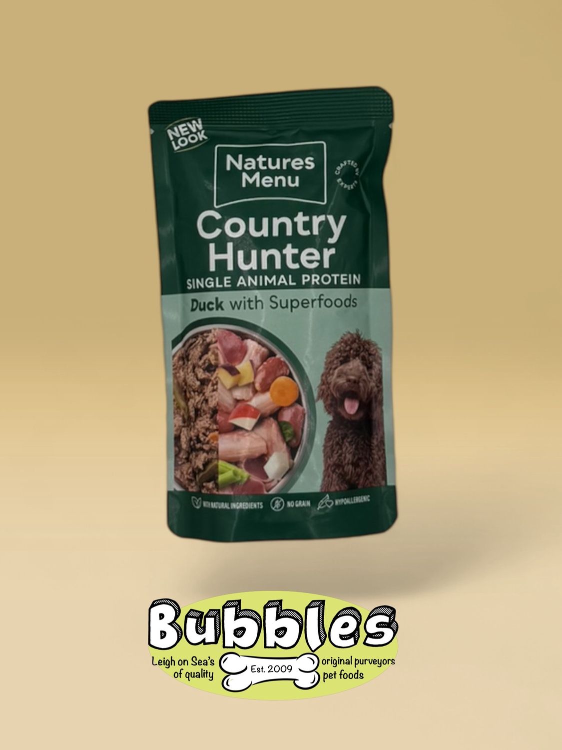 Natures Menu Country Hunter Pouch Dog Duck (150g)