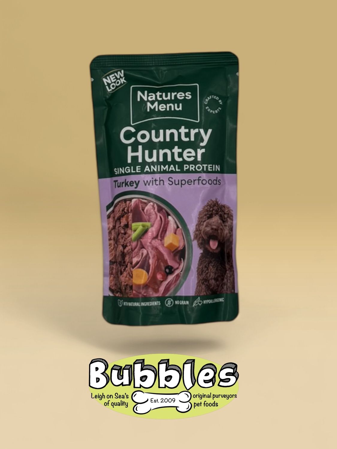Natures Menu Country Hunter Pouch Dog Turkey (150g)