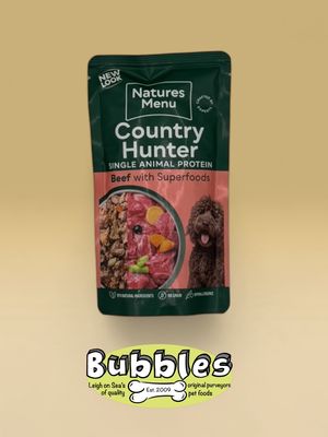 Natures Menu Country Hunter Pouch Dog Beef (150g)