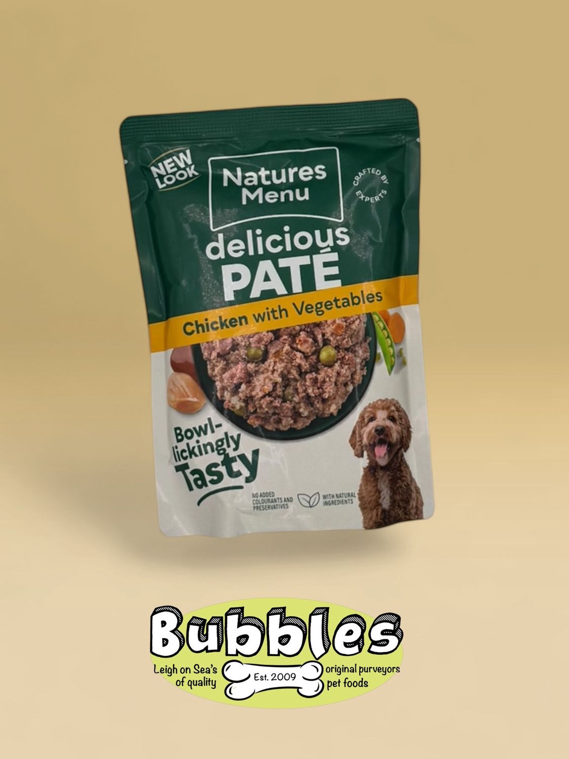 Natures Menu Dog Adult Pouch Chicken With Veg &amp; Rice (300g)