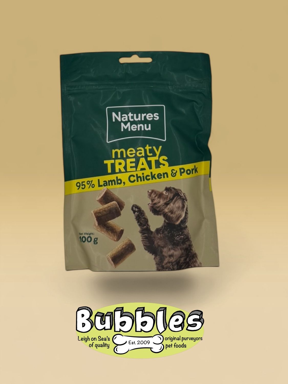 Natures Menu Dog Treats Lamb, Chicken &amp; Pork (100g)