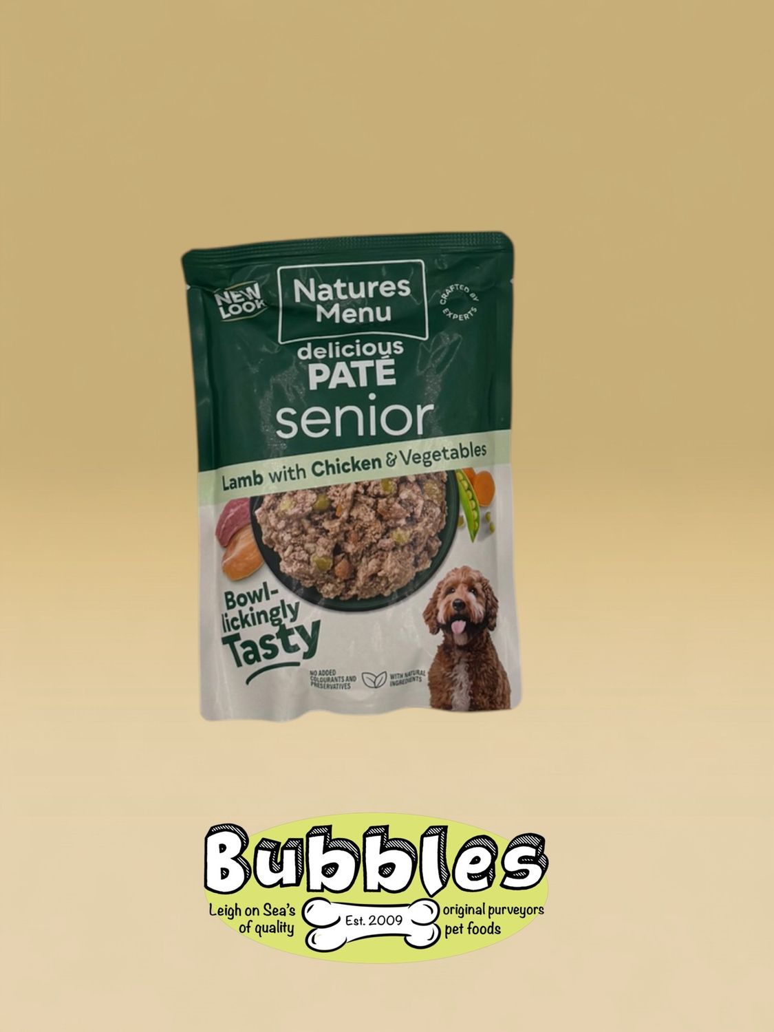 Natures Menu Dog Senior Pouch With Lamb Veg &amp; Rice (300g)