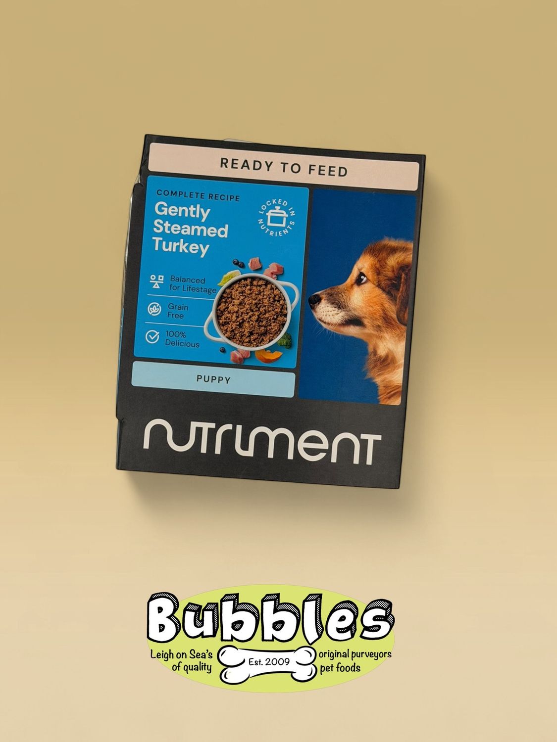 Nutriment Gently Steamed Turkey for Puppies (395g)