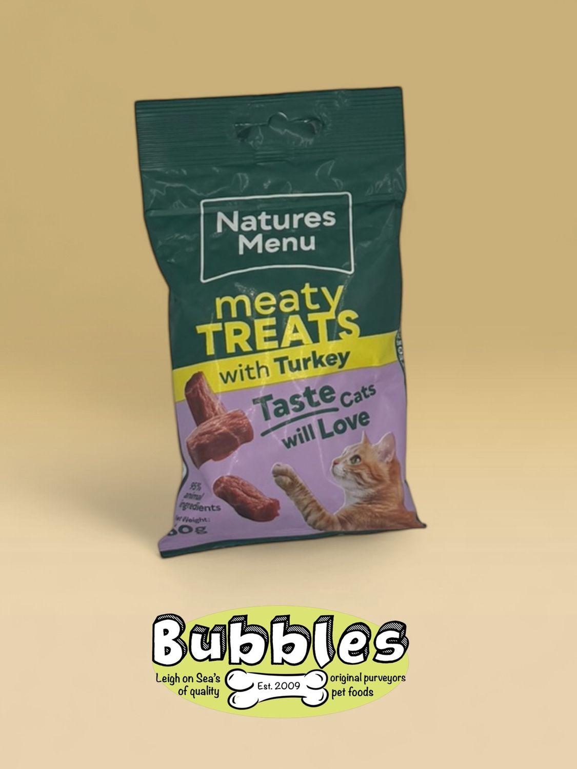 Natures Menu Cat Meaty Treats Turkey (50g)
