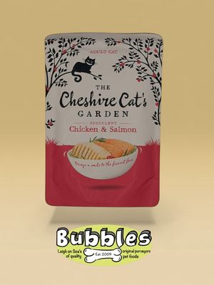Cheshire Cats Garden Chicken &amp; Salmon 85g