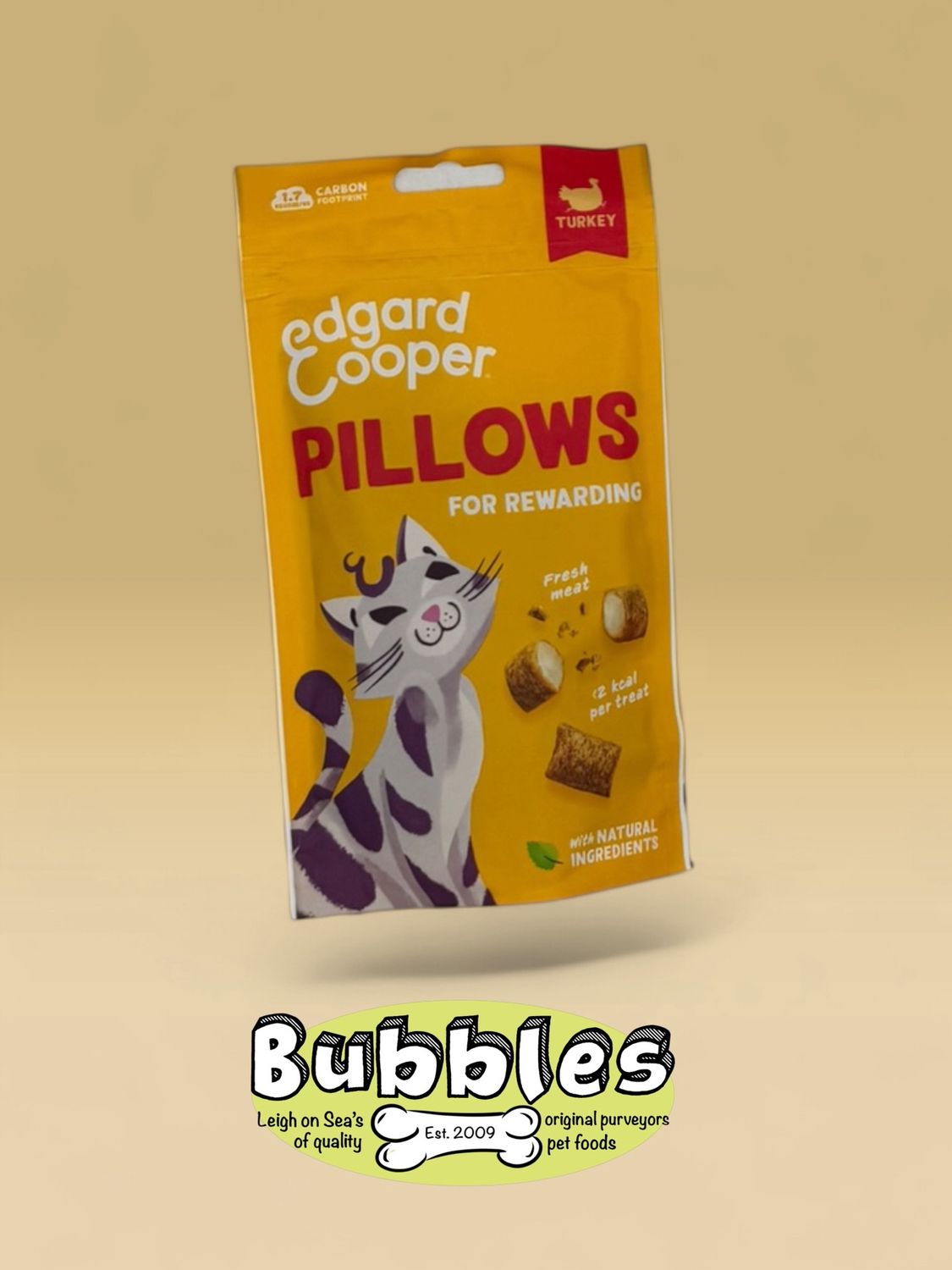 Edgard &amp; Cooper Cat Pillows Turkey Flavour (60g)