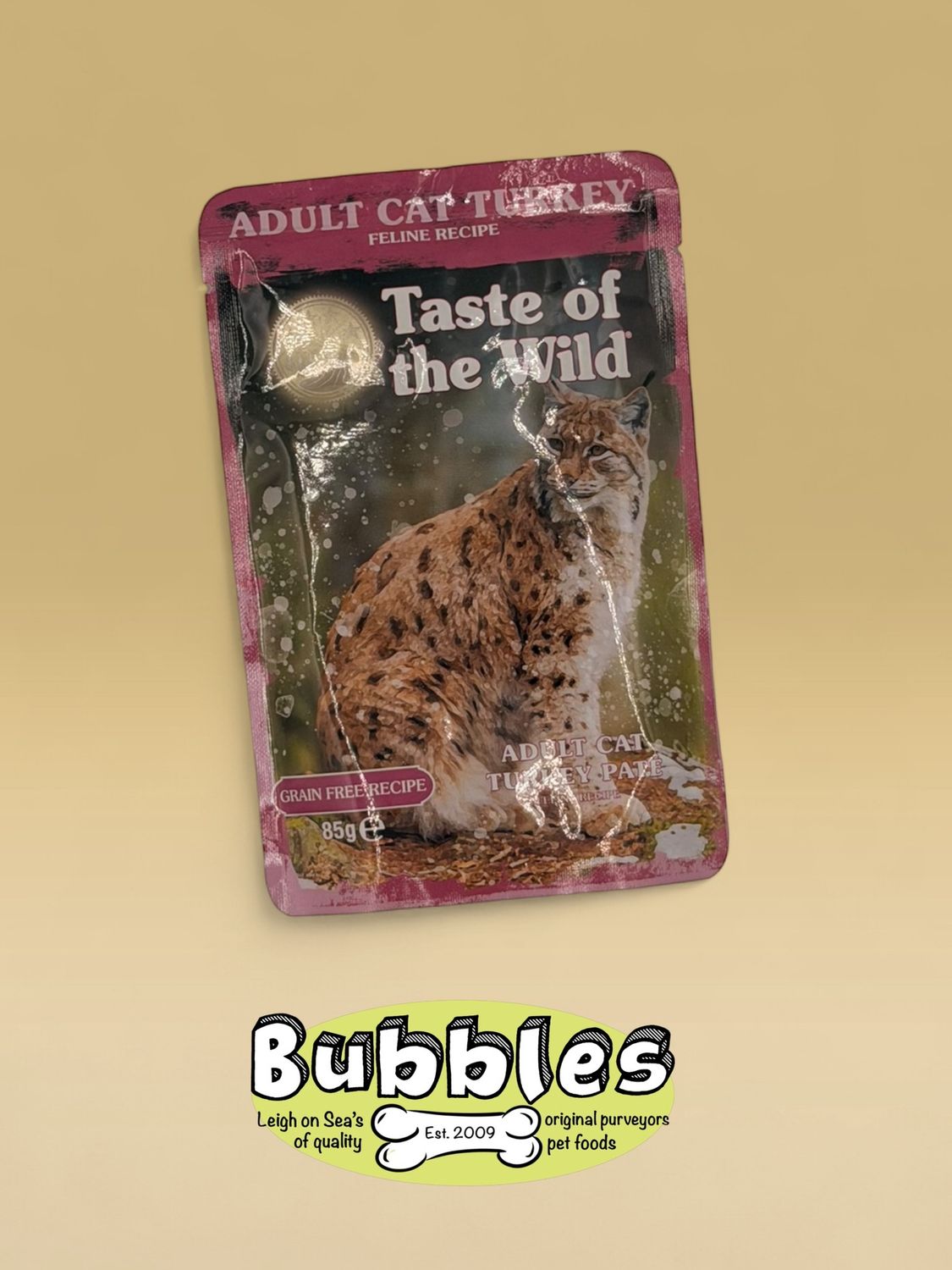 Taste of The Wild Adult Turkey Pate Wet Cat Pouch (85g)