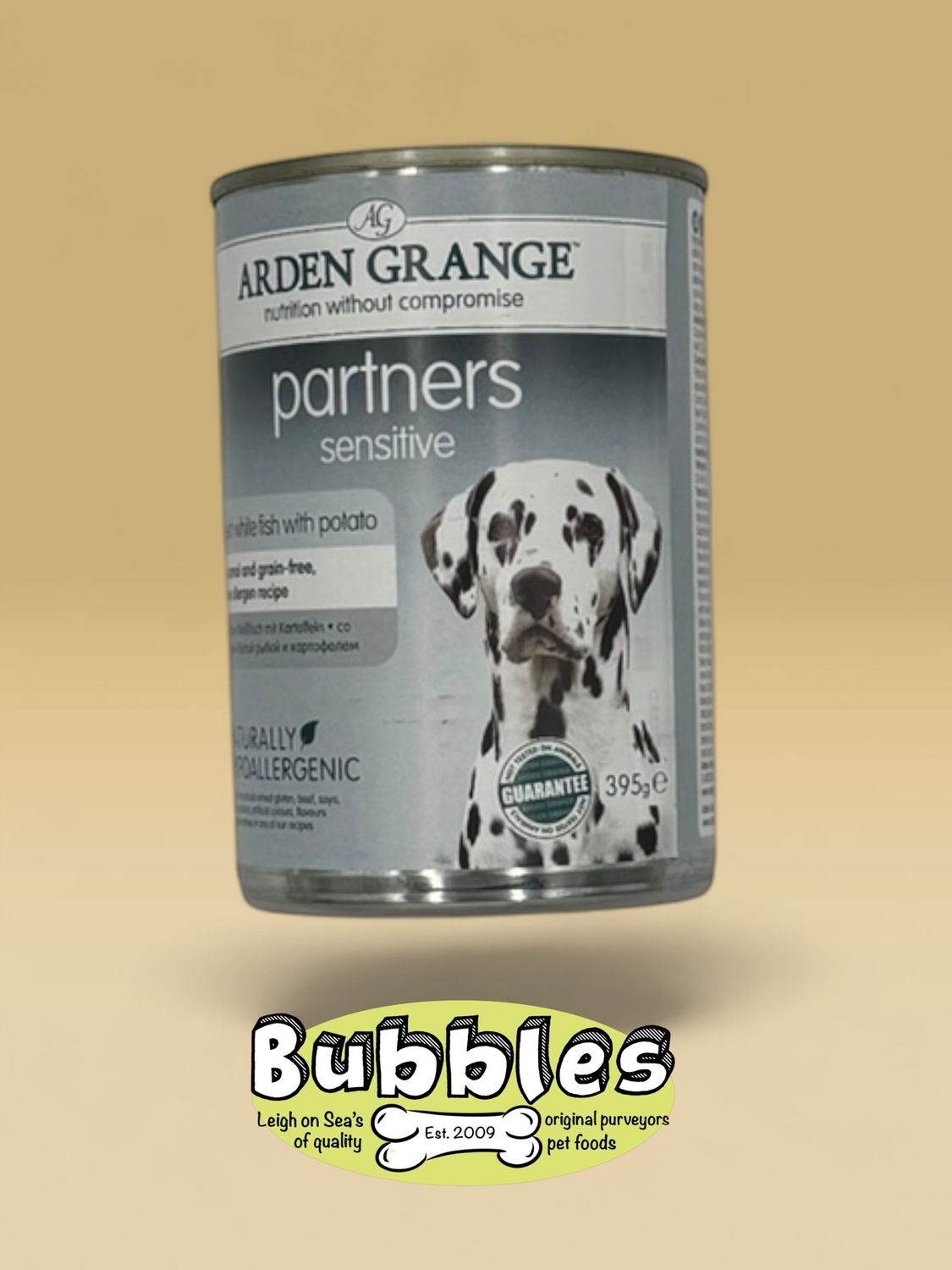 Arden Grange Partners Sensitive White Fish with Potato (395g)