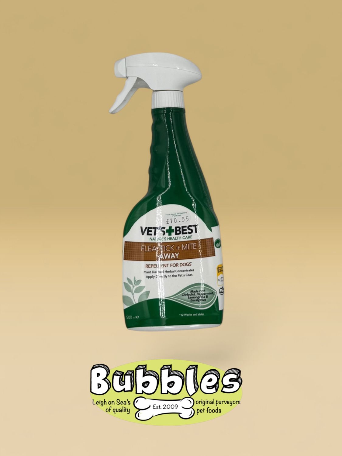 Vet's Best Flea, Tick &amp; Mite away Repellent for Dogs (500ml)