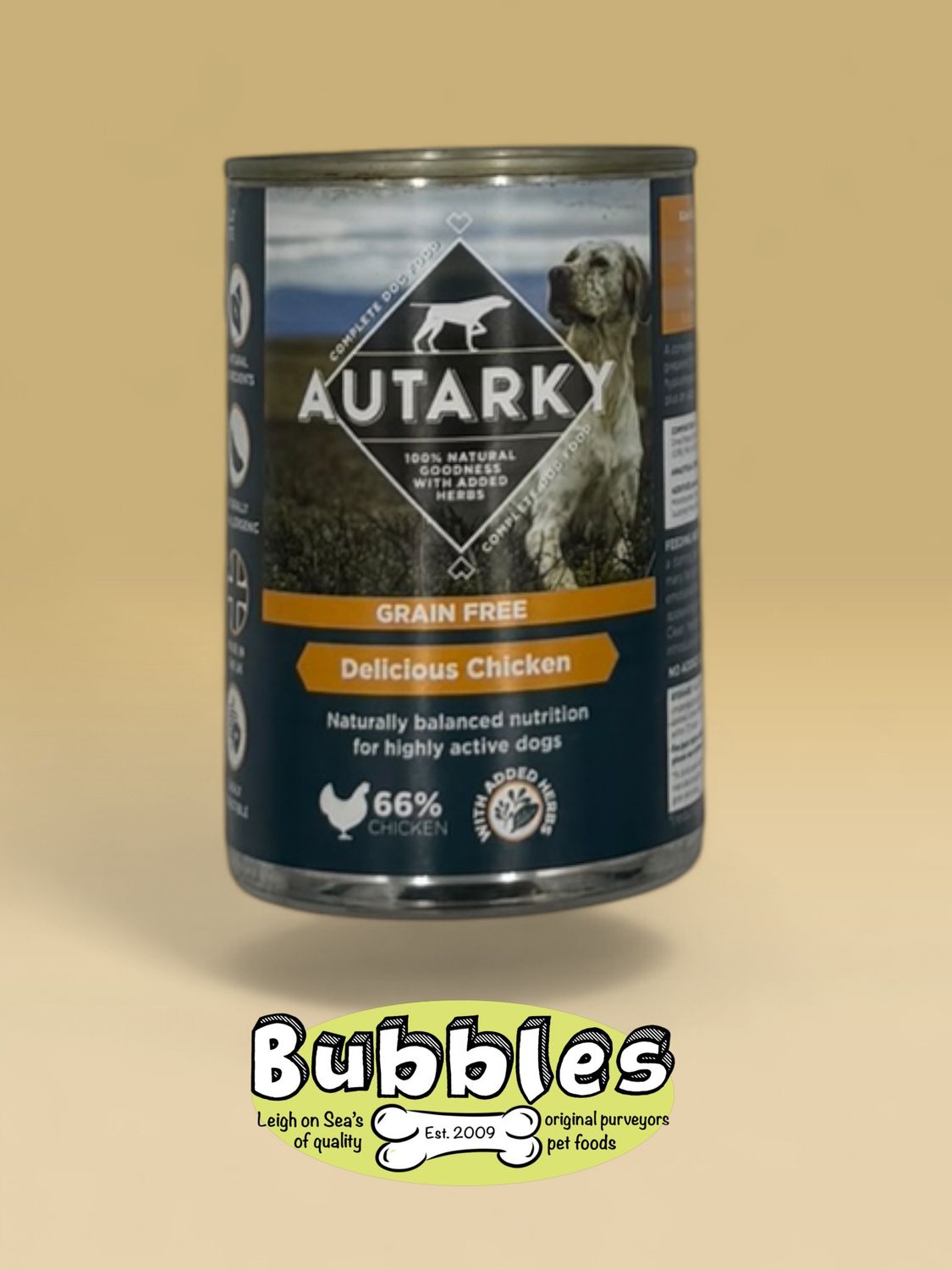 Autarky Grain Free Delicious Chicken Complete Wet Dog Food (395g)