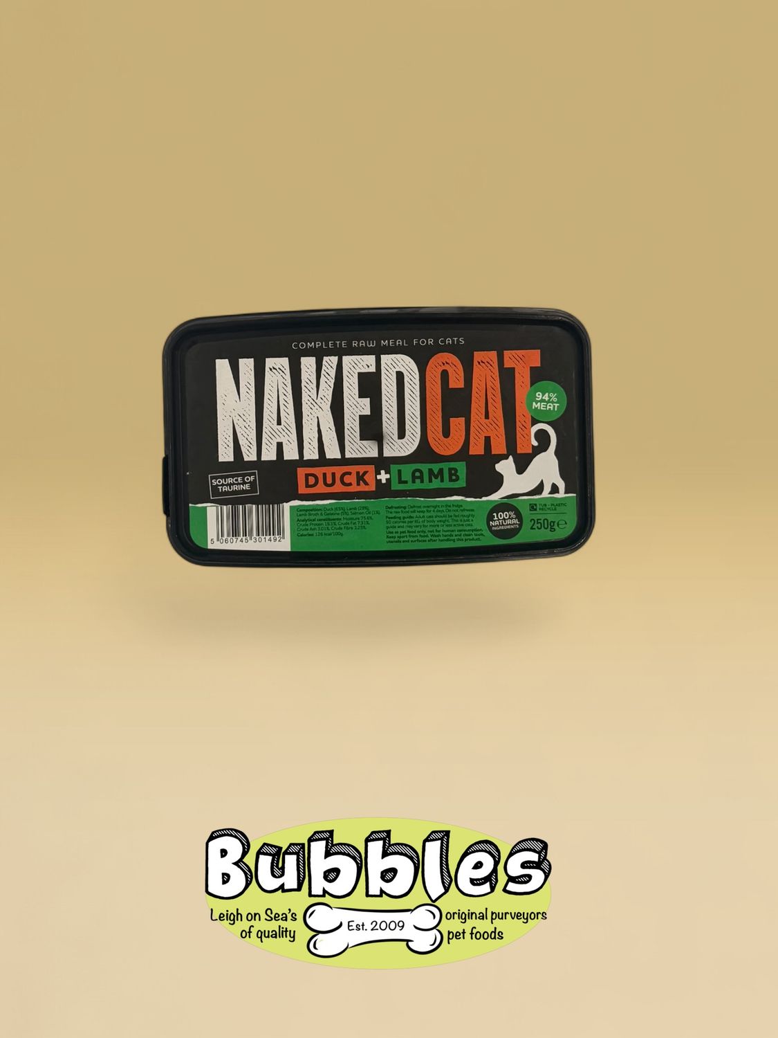 Naked Cat Duck and Lamb (250g)