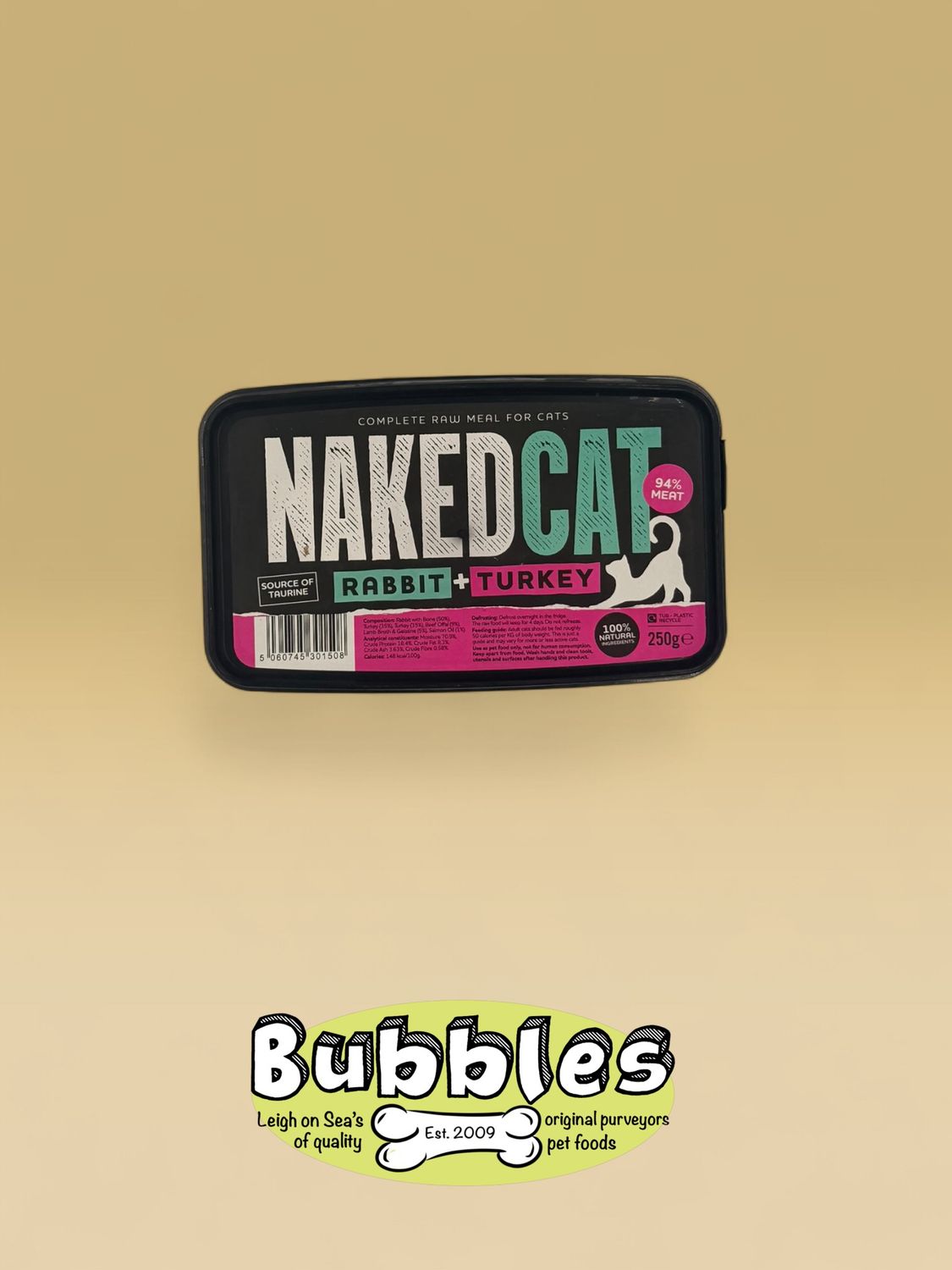 Naked Cat Rabbit and Turkey (250g)
