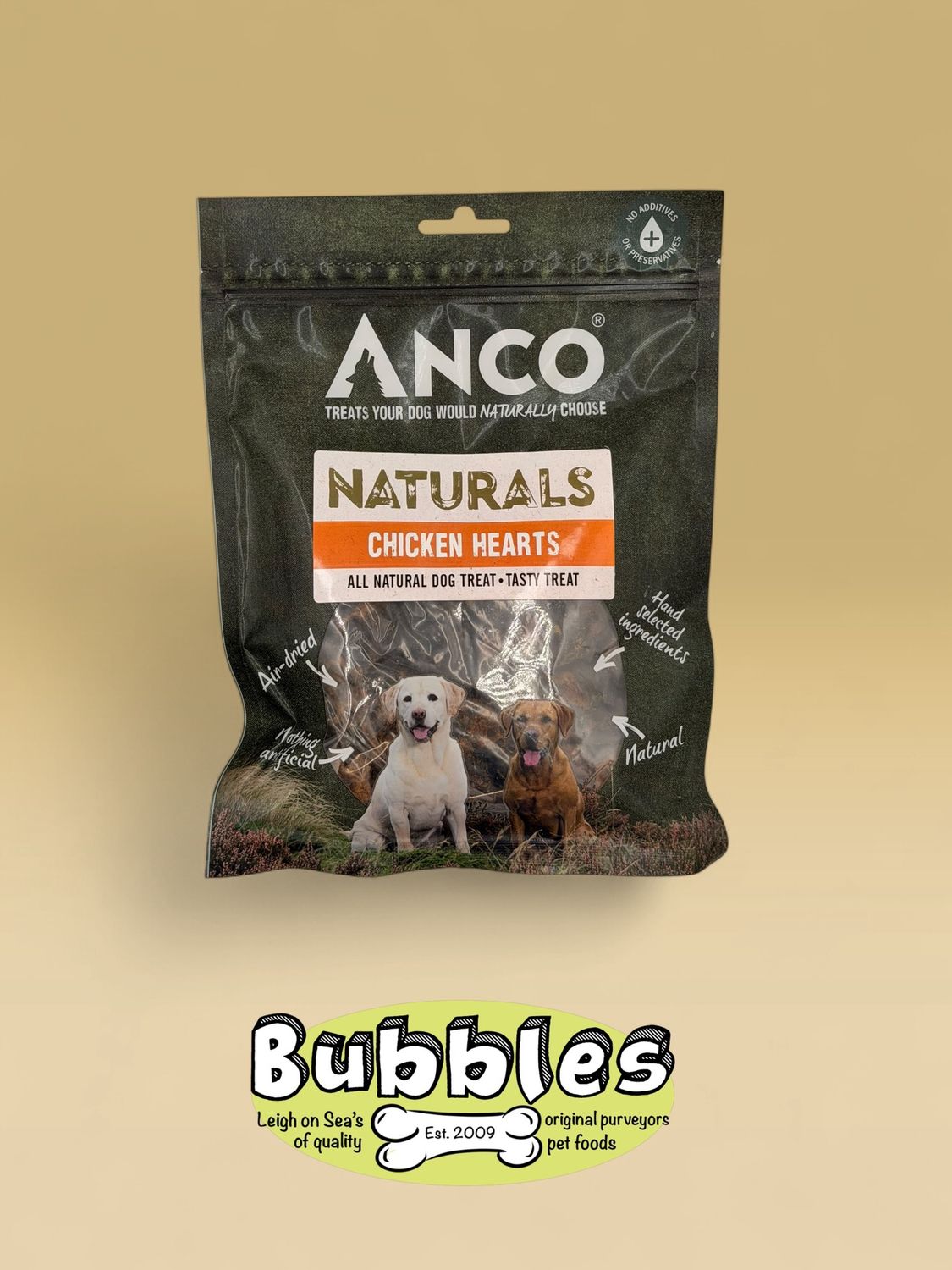 Anco Naturals Chicken Hearts (150g)