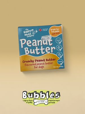 Happy Mutt Peanut Butter Pot (Crunchy) (300g)