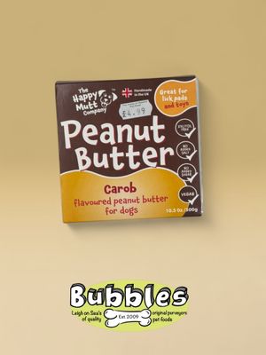 Happy Mutt Peanut Butter Pot (Carob) (300g)