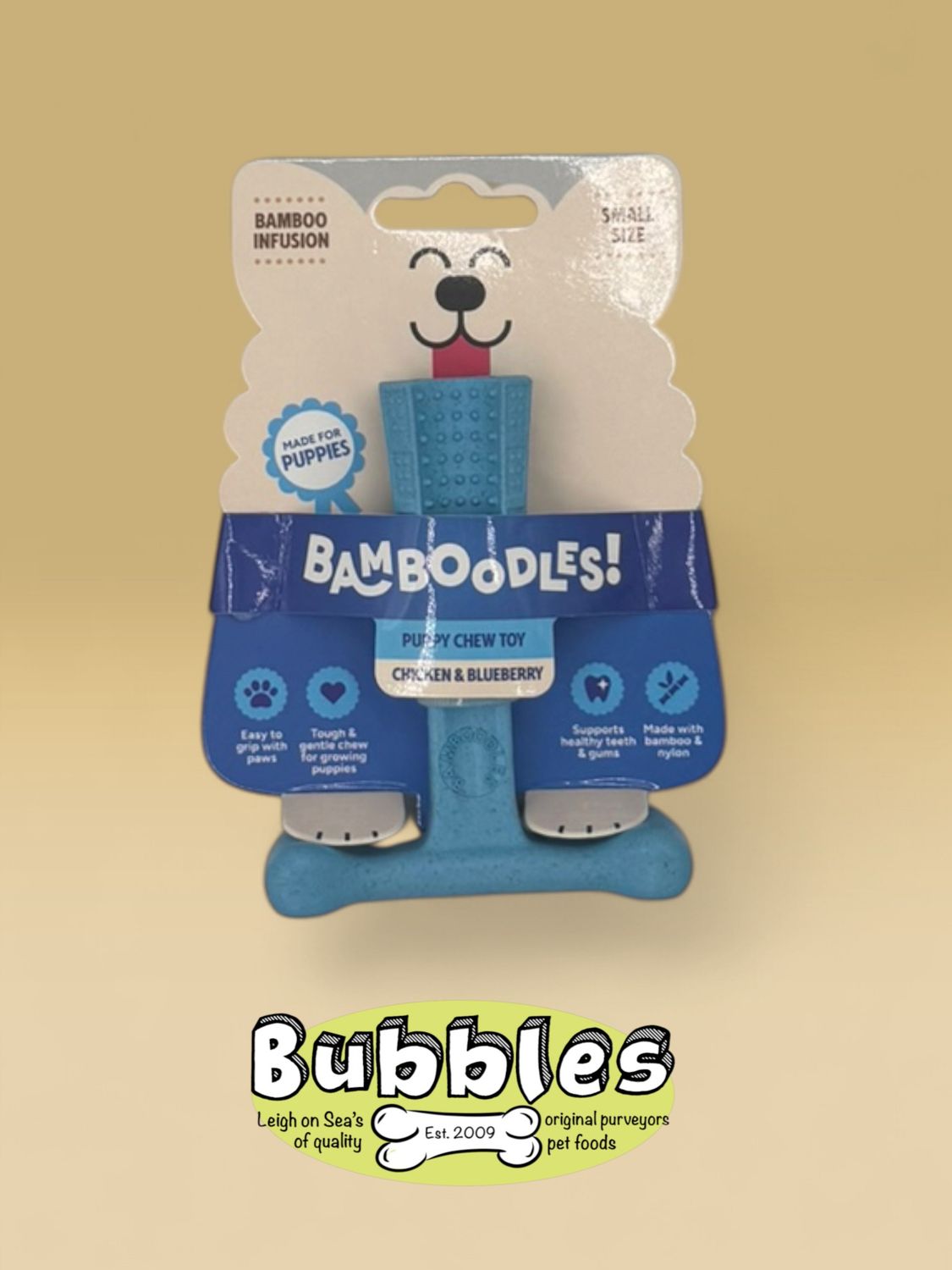Bamboodles Puppy Chicken and Blueberry (Small)