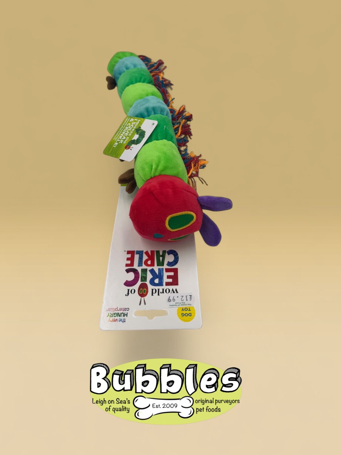 Happy Pet Eric Carle Very Hungry Caterpillar Plush