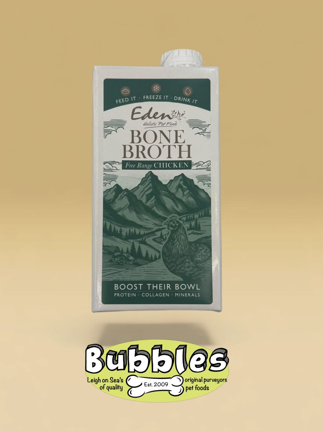 Eden Free Range Chicken Bone Broth (500ml)