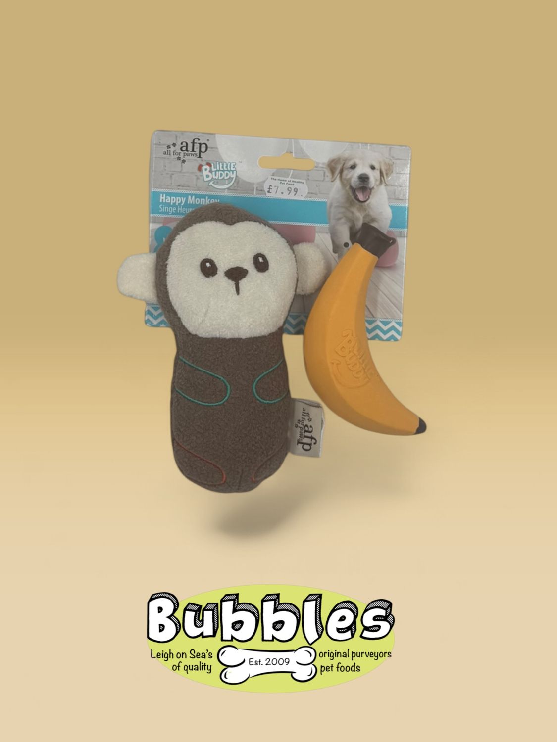 All For Paws Little Buddy Happy Monkey