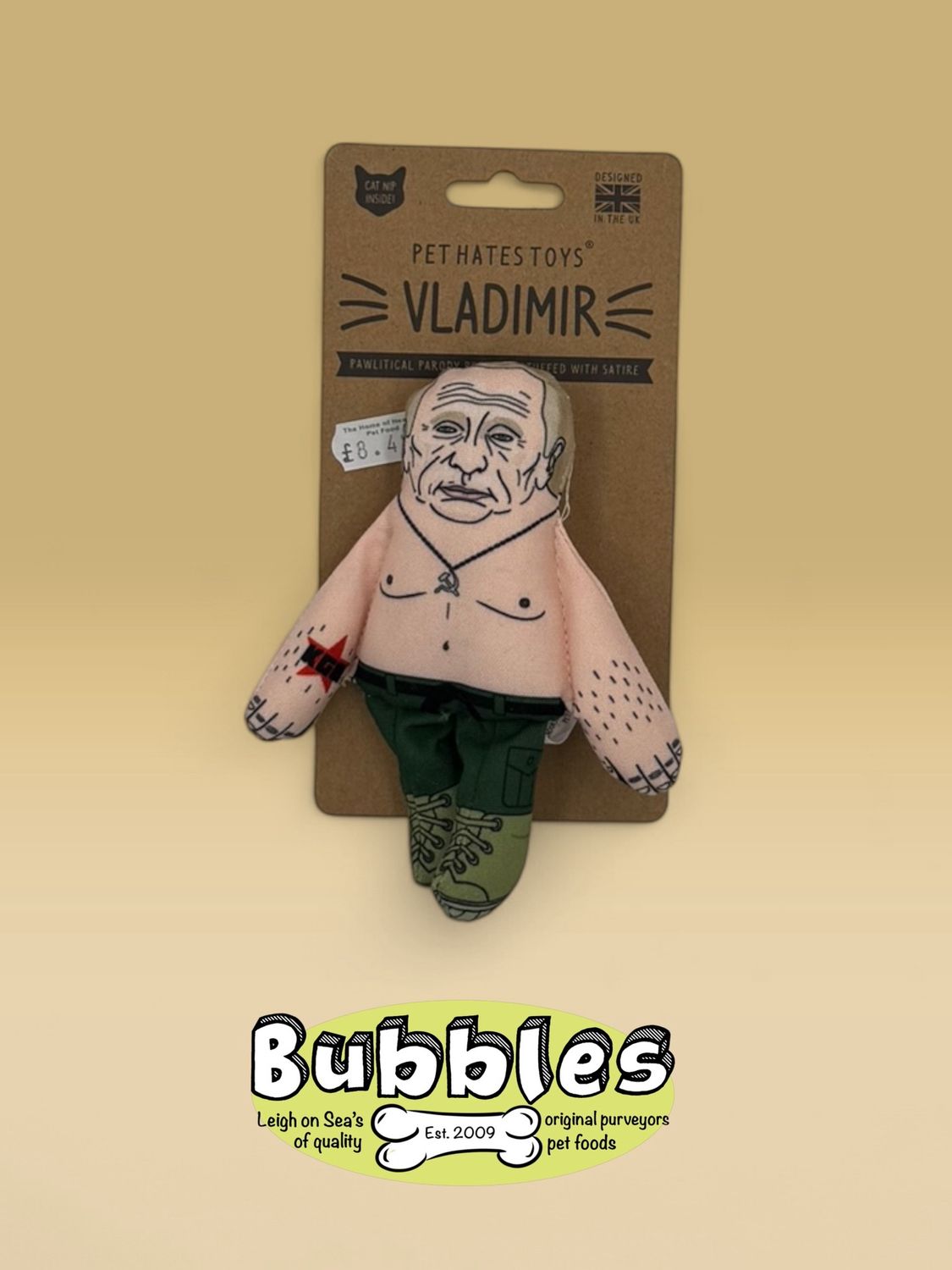 Pet Hates Vladimir Putin Cat Toy