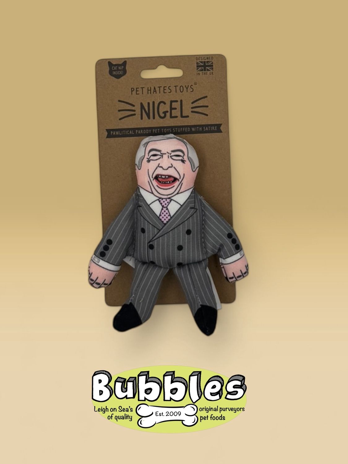 Pet Hates Nigel Farage Cat Toy