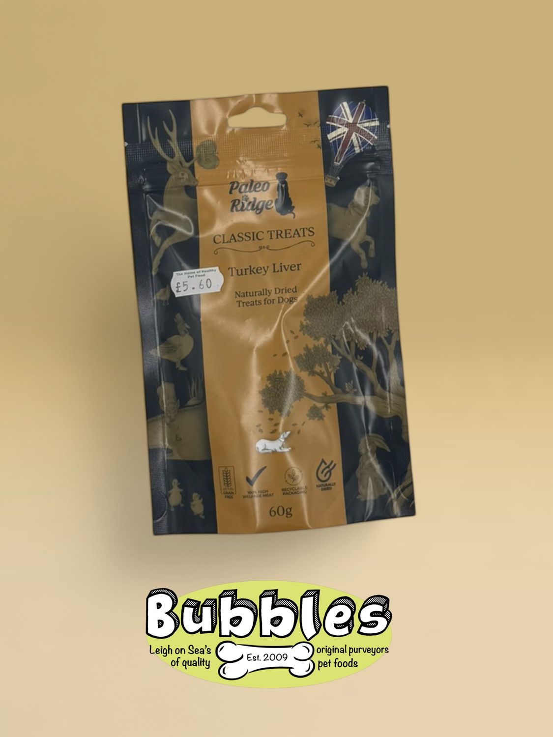 Paleo Ridge Classic Treats - Turkey Liver (60g)