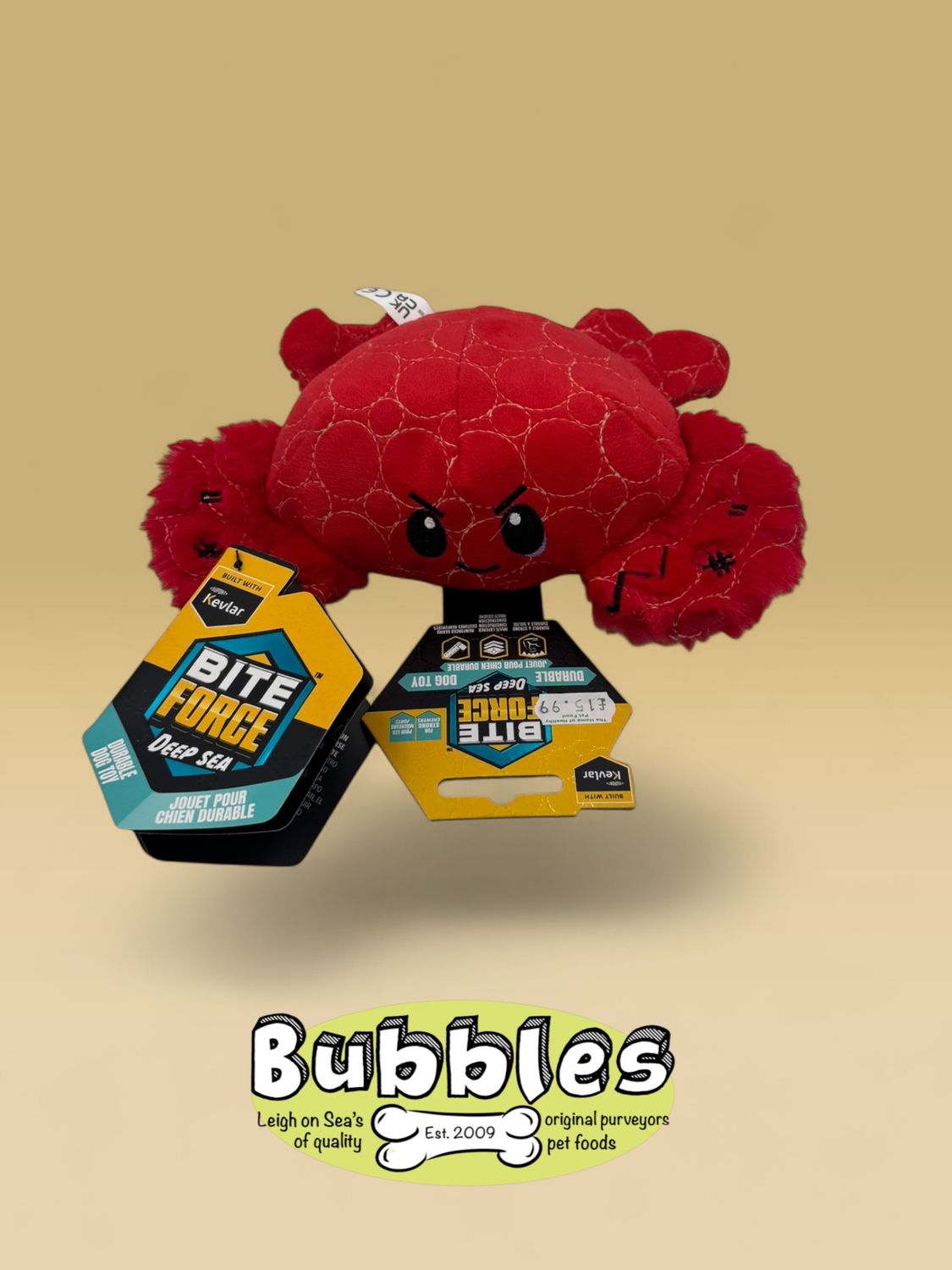 CoA Bite Force Built w. Kevlar Tough Plush - Crab