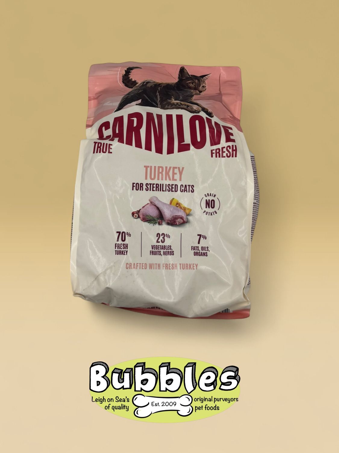 Carnilove ‘True Fresh’ Turkey for Cats (2kg)