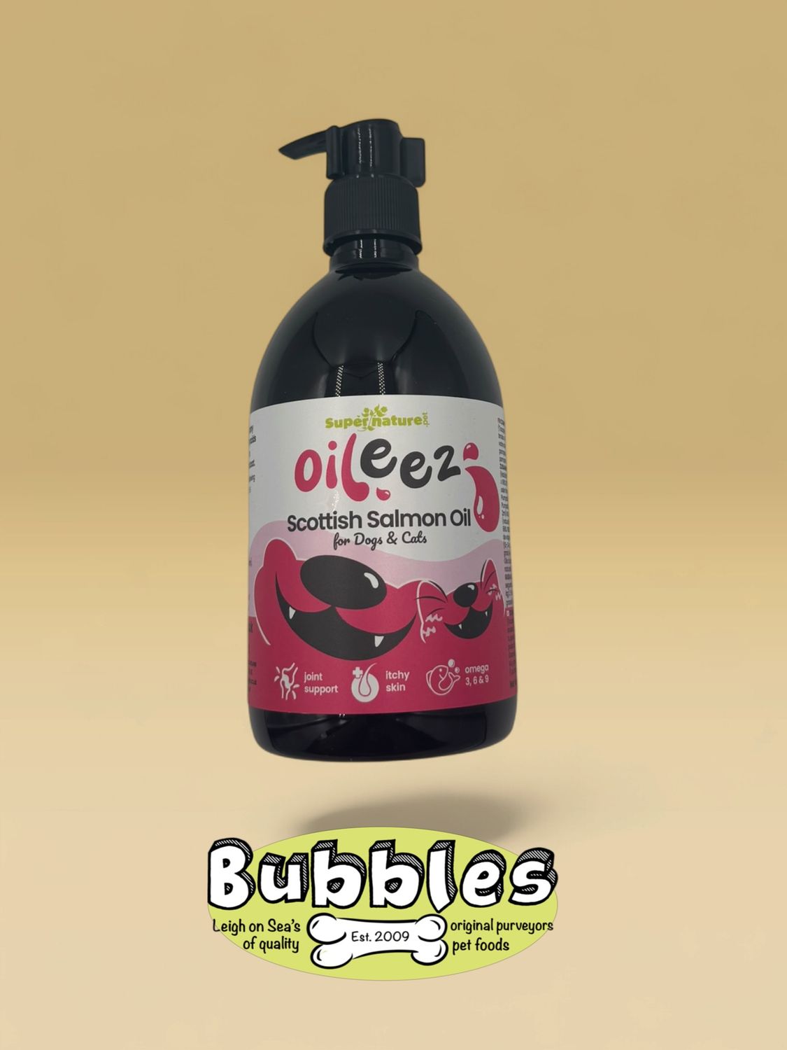 Supernature Oileez Salmon Oil for Dogs &amp; Cats (500ml)