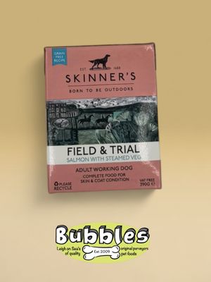 Skinner's Field &amp; Trial Salmon and Steamed Veg (390g)