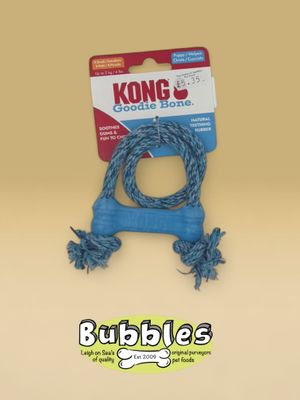 KONG Puppy Goodie Bone on Rope (Extra Sml)