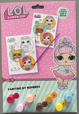 Craft LOL Surprise Paint By Numbers Craft LOL Surprise Paint By Numbers