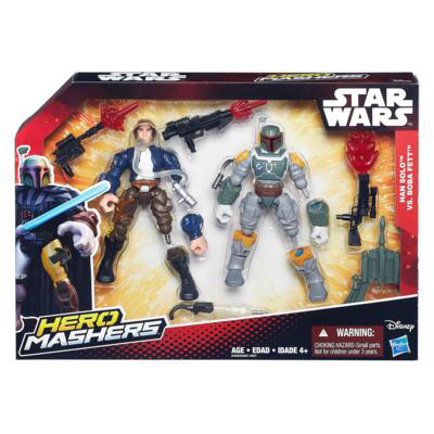 Star Wars Hero Mashers Han Solo vs Boba Fett Star Wars Hero Mashers Han Solo vs Boba Fett
