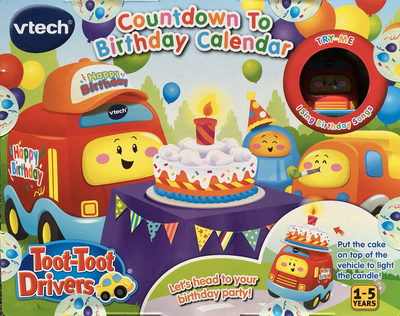 toot toot birthday countdown