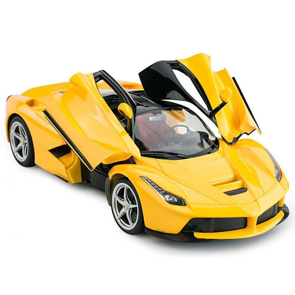 children's toy car red and yellow