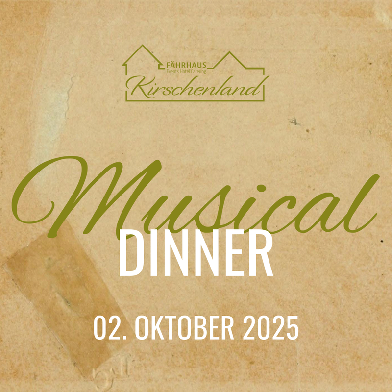 Einrittskarte Musical Dinner Azzuro