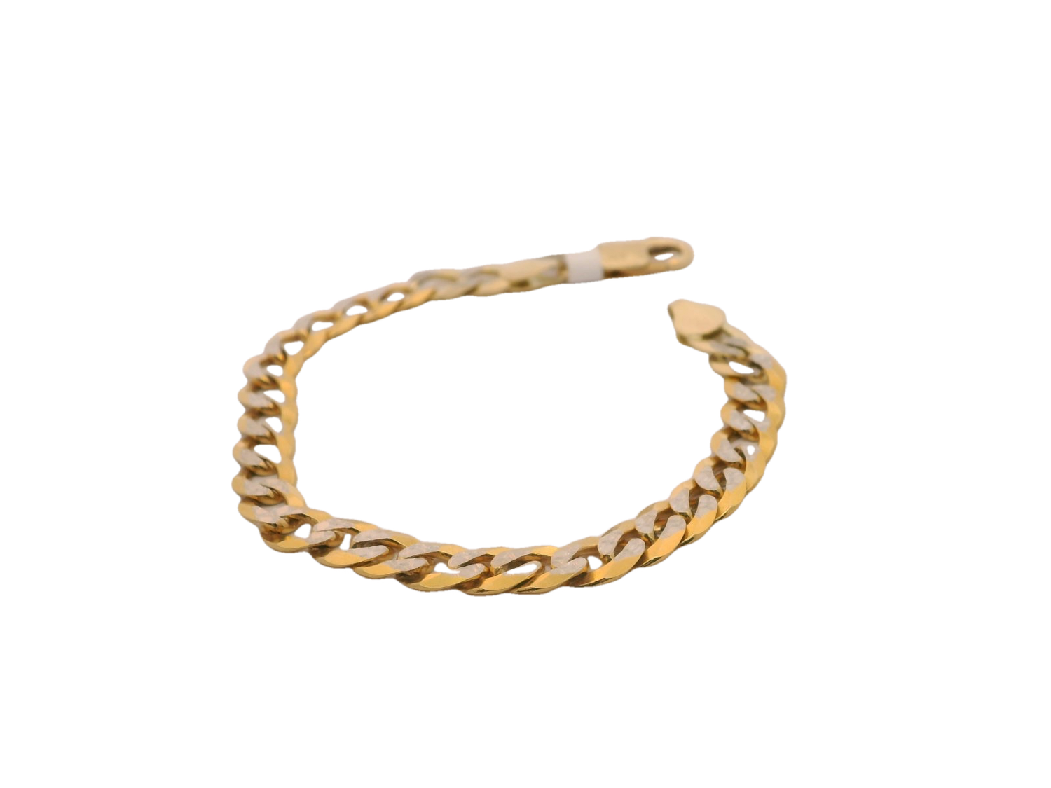 Elegant 14k  Gold and White Gold Bracelet