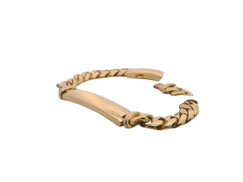 Elegant Men's14k  Gold Bracelet