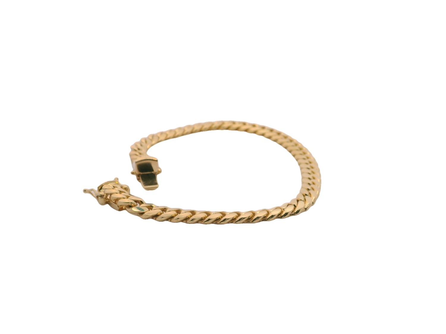 Elegant 10k Gold Chain Bracelet