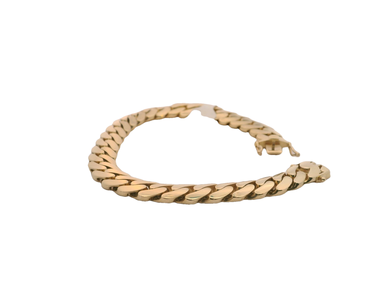 Elegant14k Gold Chain Bracelet