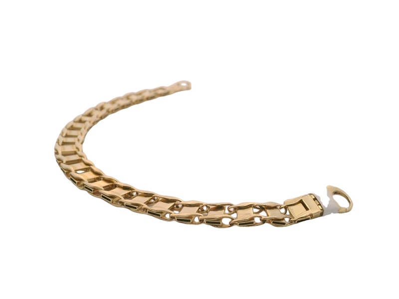 Elegant 14k Gold Chain Bracelet