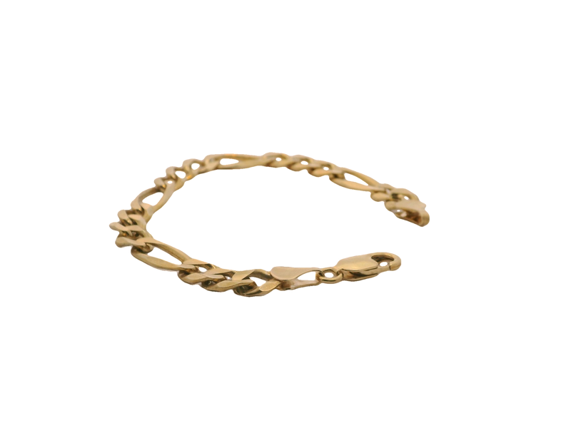 Elegant 10k Gold Chain Bracelet