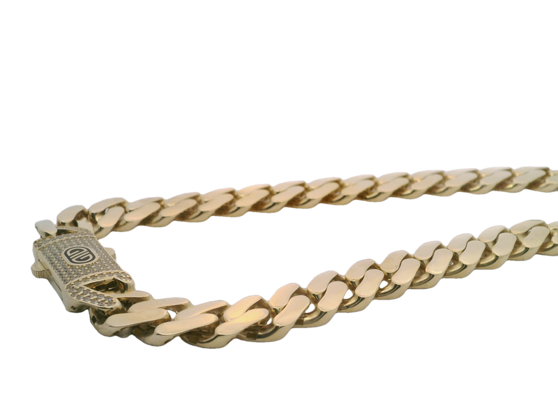 Elegant 14K Gold Chain Bracelet 26”