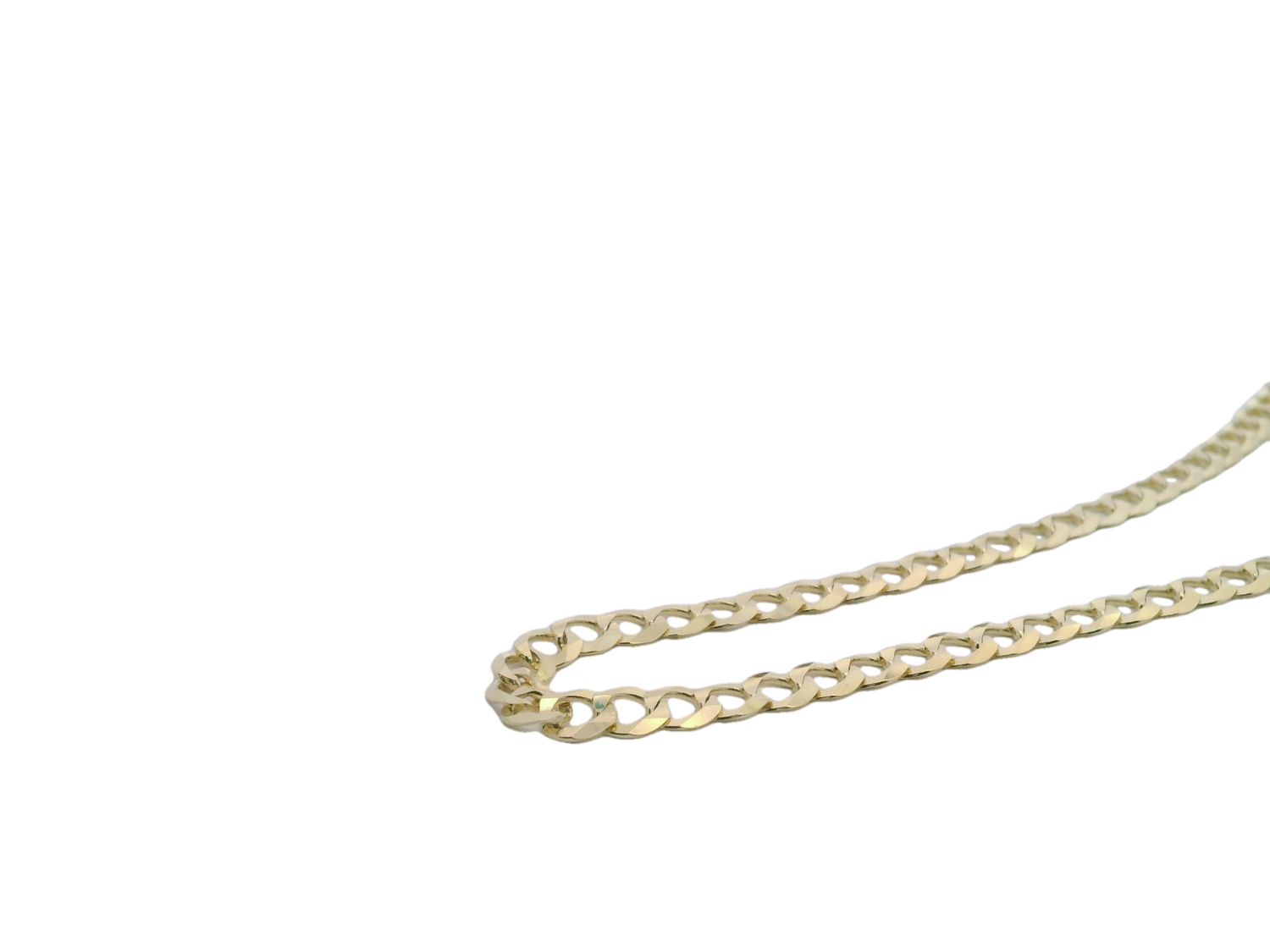 Elegant 14K Gold Chain Bracelet 24"