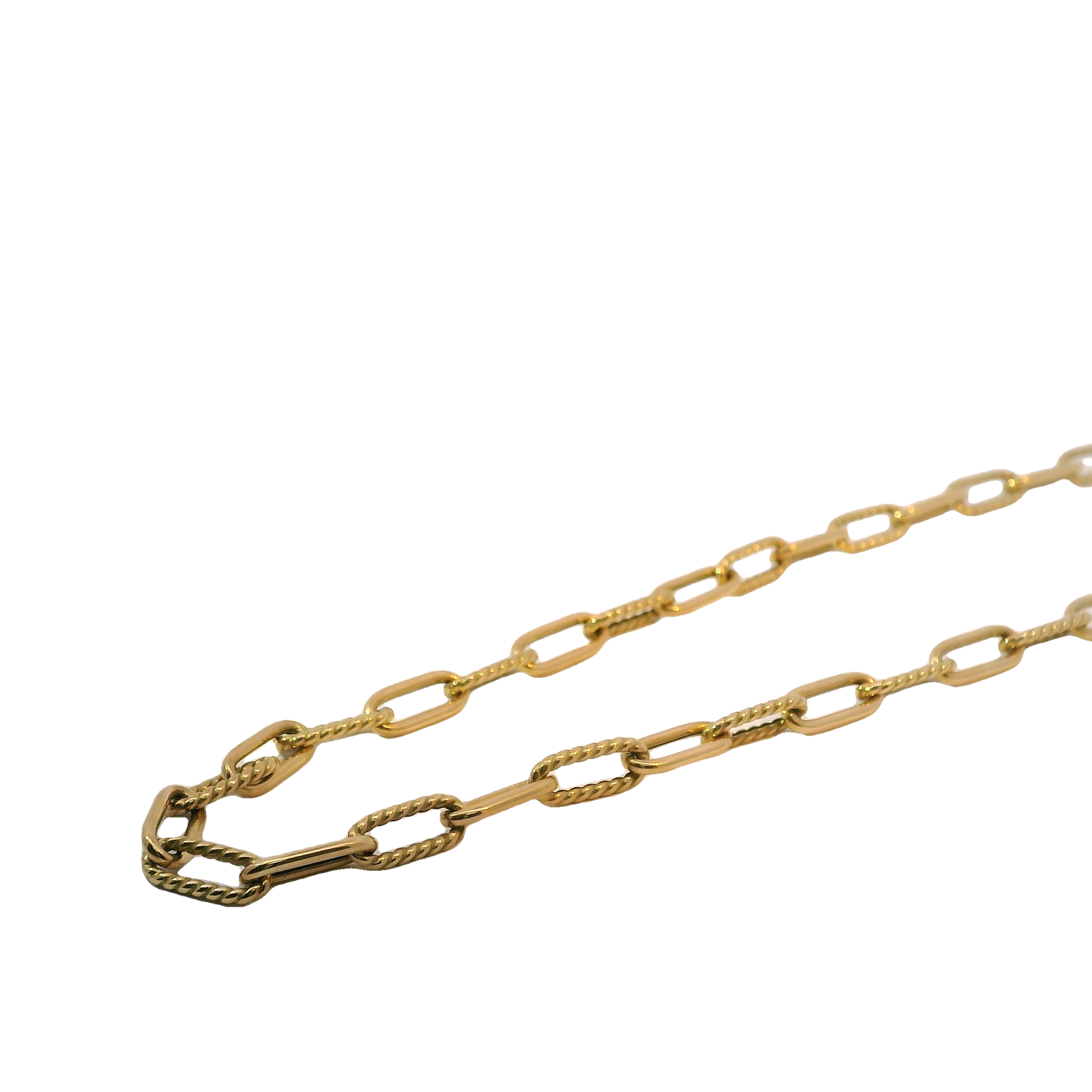Elegant 14k Gold Chain Bracelet