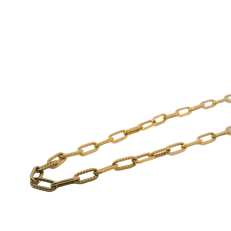 Elegant 14k Gold Chain Bracelet