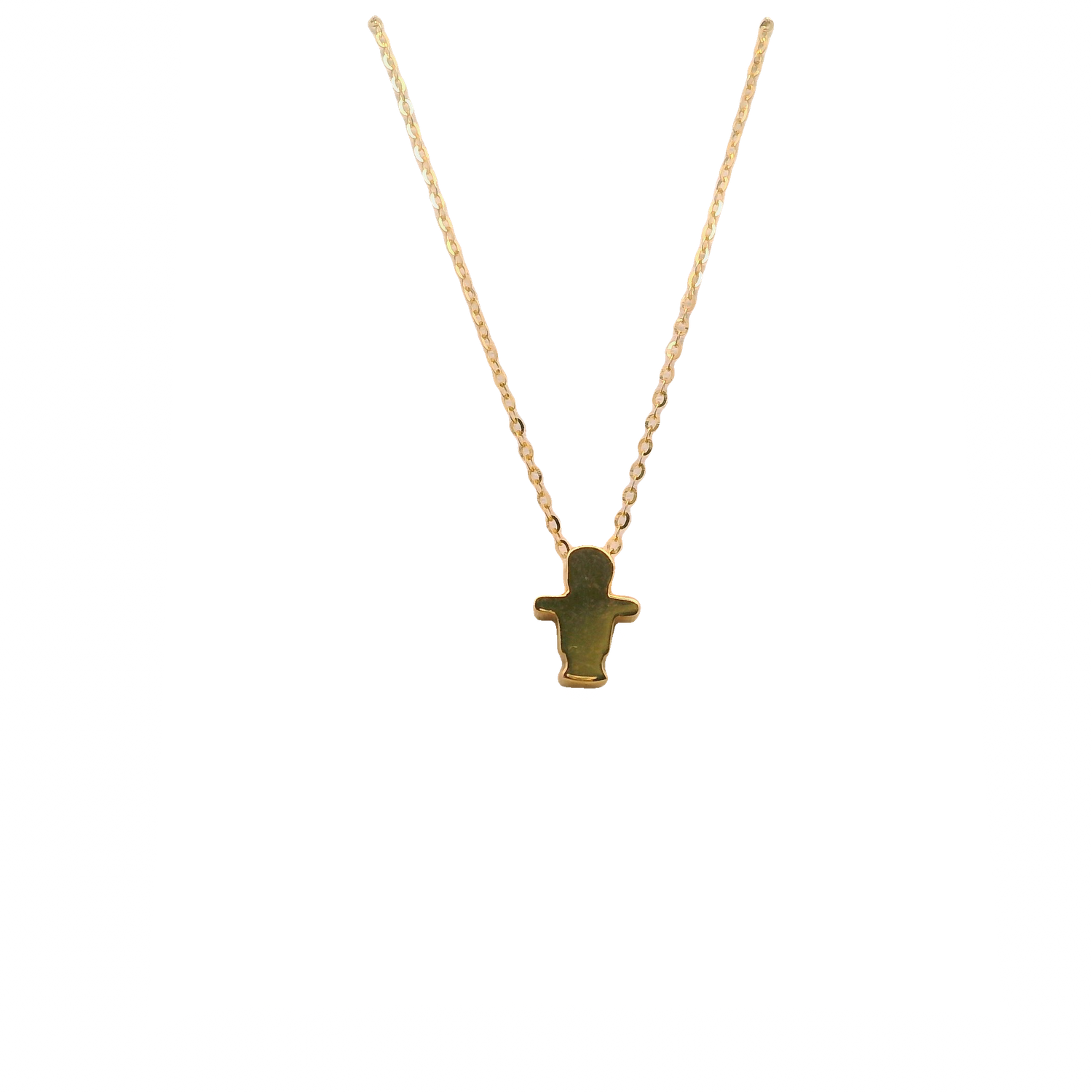 Elegant14k  Gold Pendant Necklace