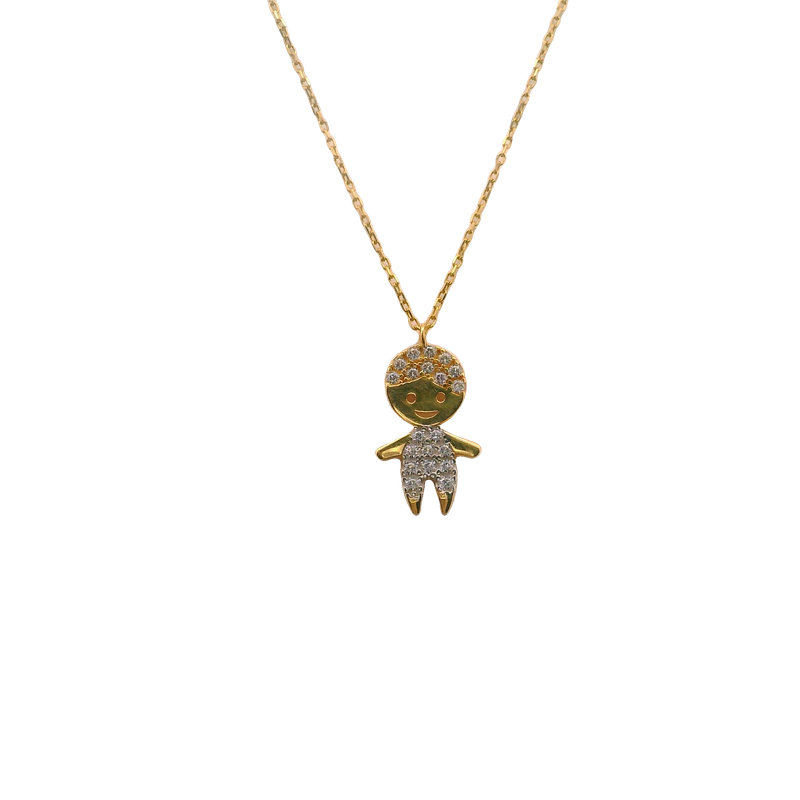 Charming 14k  Gold Pendant Necklace