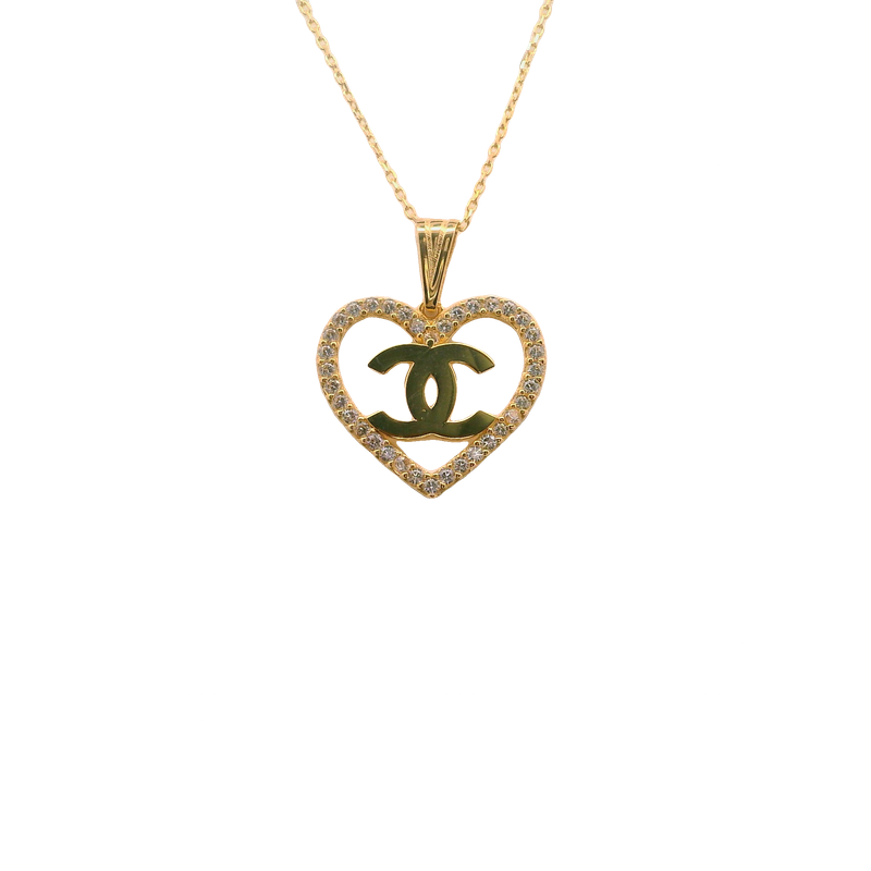 Elegant Heart-Shaped Pendant 14k Gold