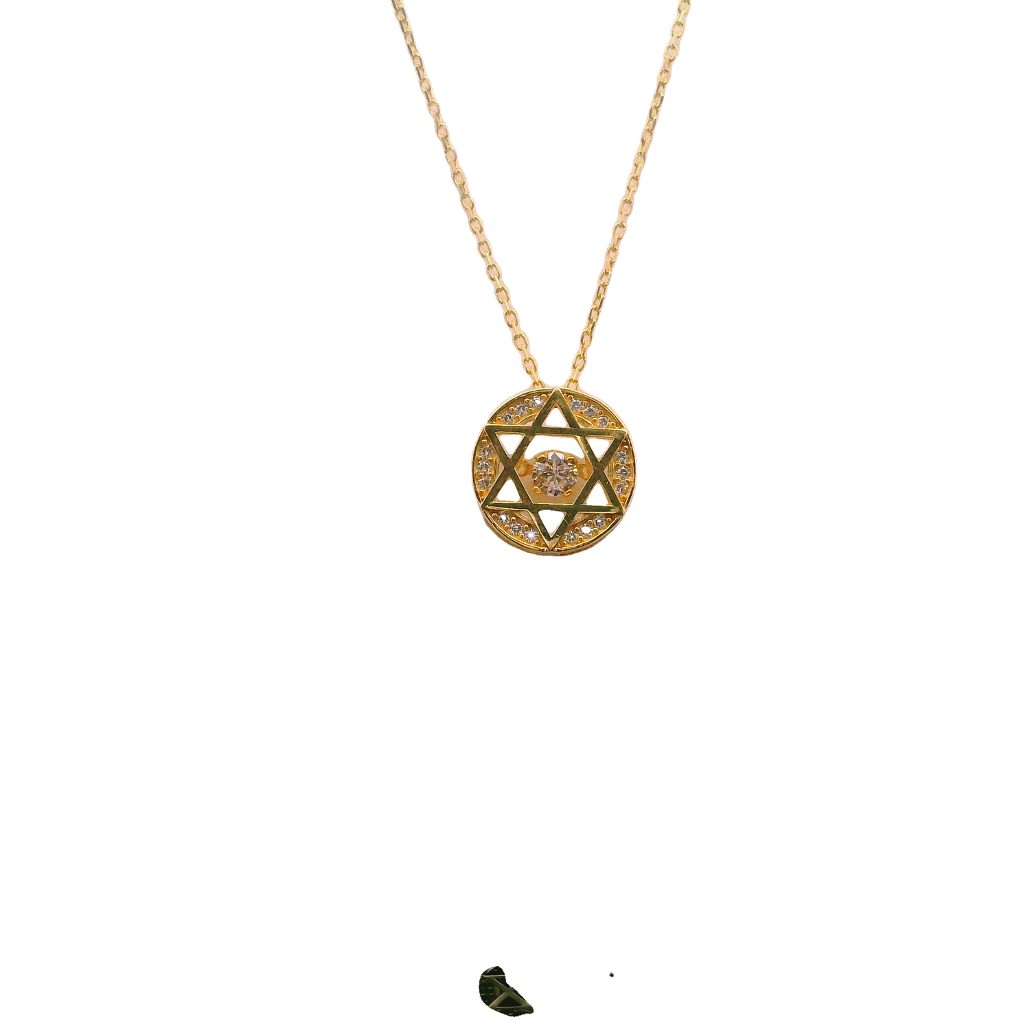 Elegant 14k Gold Star Pendant Necklace